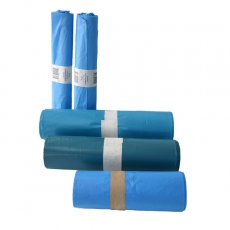 Afvalzak 80 x 110 cm, blauw LDPE en HDPE foto1